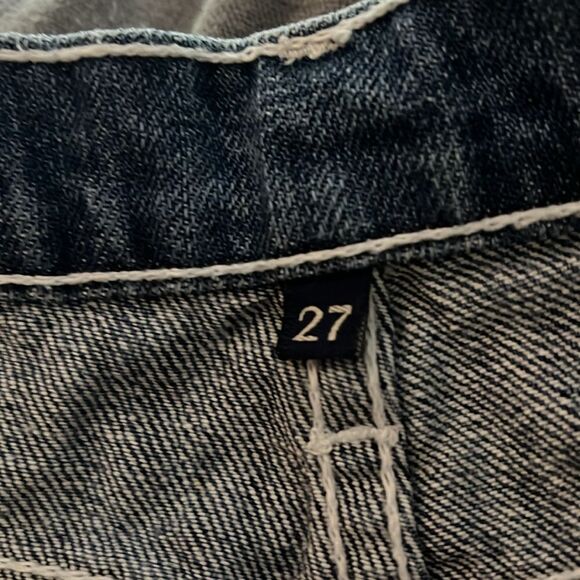 Carmar Denim Distressed Mini Jean shorts Size 27 - Picture 2 of 5